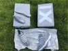 11 Cool Grey Medium White Prawdziwe męskie buty sportowe z włókna węglowego Sportowe trampki z oryginalnym 378037-001