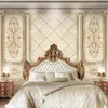 Carta da parati personalizzata 3D European Art Art Marble Mural Soggiorno TV Divano Camera da letto Decorazione di lusso Decor Pittura Impermeabile