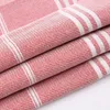 Striped Cotton Turkish Sports Bath Towel women with Tassels Travel Gym Camping Bath Sauna Beach Gym Pool Blanket Absorbent T17 210611