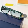 Designerskie okulary przeciwsłoneczne dla mężczyzn Z1361E Square Plate Ramka Męska moda Klasyczna OCCHIALI DA SOLE CON MONTURATA QUATRATA QUATRATISCHE SO244C