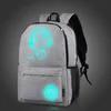 Luminous Teenagers School Bags Large Capacity Boy's Backpack Girls Waterproof Traveling Men's Casual Bag