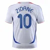 Футболка FRS 1998 года в ретро-стиле 96 98 02 04 06 ZIDANE HENRY MAILLOT DE FOOT Футболка 2000 Домашняя футбольная форма Trezeguet