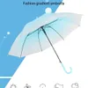 Şemsiye Degrade Renk Yağmur Şık Sadelik Kabarcık Uzun Kolu Şeffaf Kız Çocuk Mantar Şemsiye Temizle Çevre G4W2539