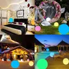 Lampes de pelouse étanche Rechargeable LED boule lumière extérieure jardin décoration piscine orbes sphère flottante avec télécommande