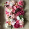 Parti Dekorasyon SPR 10 adet / grup Ipek Şakayık Ortanca Çiçek Duvar Arka Planında Düğün Romantik Pooty Paneller için 40 * 60 cm