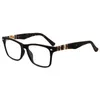 Optical Glasses Eyewear Hand Made Acetate Eyeglasses Frames Vintage Classic Fashion Lady Men Designer Demi Black CMG7068 Sunglasse231H