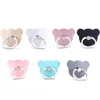 Cat Head Shape Metal Ring Phone Taiteners con Stand New Style Style Holder Supporti Moda per iPhone Samsung Huawei Universale Tutti smartphone