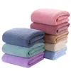 Towel 2pcs/set Super Soft Fluffy Thicken Coral Velvet Absorb Water Hair Swimming Beach Bath For Adult Kids Home Wrap Towels