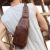 Bullcapain Retro Mannen Schouder Messenger Bags Mochila Merk Ontwerp Taille Fanny Borst Packs Mode Casual Mannelijke Crossbody Bag 210708