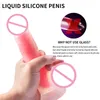 Sexo realista Sexo Silicone Dildos Soft Adulto Brinquedos Big Dick Gode À Prova D 'Água Vagina Masturbação Feminina G-Spot Penis para Mulheres e Casais