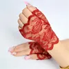 Fingerlose Handschuhe MISSKY 2021 Frauen Einfarbig Hübsche UV-beständige Spitze Sommer Chiffon Fäustlinge Geschenk