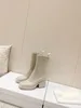 Classic fashion low heel women's rain boots multi color PVC steel seal logo design side zipper size 35-40