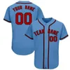 Mannen Custom Baseball Jersey Full Stitched Any Name Numbers and Team Names, Custom PLS Voeg opmerkingen toe in volgorde S-3XL 043