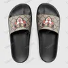 Pantoufles pour femmes luxe hommes pantoufles sandales chaussures de qualité supérieure 2022 nouvelle mode d'été large plat glissant pantoufle tigre abeille fleur