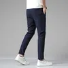 Merk Heren Casual Broek Hoge Kwaliteit Business Classics Rechte Mode Zwart Blauw Grijs Werkbroek Mannelijke Grote Maat 28-38 210723