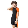 Sbart Çocuk Mayo Tek Parça Erkek Mayo Kısa Kollu Çocuklar Kızlar Için Yüzmek Spor Upf50 + Beachwear Bebek Mayo H