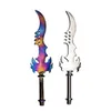 GR2 Titanium colorful Sword Weapons Cosplay Props Scabbard dabber Carving Nail Tools 1pcs