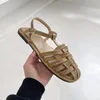 Sandały Letnie Kobiety Komfortowe Buty Retro Gladiator Damska Sandal Kobiet Oddychające Zamknięte Panie Panie