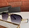 Óculos de sol curvados e retos, armação de placa de metal de alta qualidade uv400, óculos masculinos fashion poligonal verão uv sunglass251j