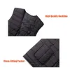 Mannen herfst outdoor usb 5 plaatsen infrarood verwarming vest jas winter flexibele elektrische thermische kleding vest vissen wandelen 210925