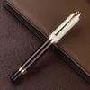 Penna stilografica in legno di lusso con scrittura liscia, pennino da 0,5 mm, per scegliere penne a inchiostro per cancelleria regalo con una scatola