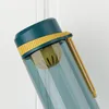 Fashion Sports Waterkoker 500ml Draagbare Travel Tritan Plastic Eco-Friendly Juice Tea Cup Huishoudelijke Drink 210423