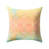 Cushion/Decorative Pillow Rose Black Gold Cushion Cover Square Pillowcase Home Decoratio Waist Throw For Living Room/ Sofa