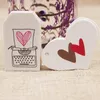 2021 new Zerong heart shape gift ,vine thank you kraft tag for gifts ,candy favors decoration label tag 5.54 /3x5cm