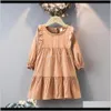 Vestidos roupas bebê maternidade entrega entrega 2021 crianças usam primavera meninas algodão crianças manga longa vestido de princesa roupas de bebê cqegf