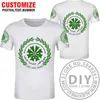 Comoros T Shirt DIY Free Custom Made Namep Number Des Com T-shirt Nation Flag Km Francuski Unii Country College Drukuj zdjęcie Ubrania X0602