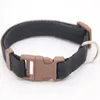 Cztery modele Solid Colors Basic Pet Dog Collar Poliester Nylon Szybka klamra