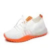 2021 Kobiety Buty do biegania Kolor Czarny Biały Różowy Pomarańczowy Żółty Moda Knit Womens Sport Sneakers Rozmiar 36-40