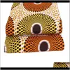 Clothing Apparel Drop Delivery 2021 Ankara Polyester Prints Binta Real Wax High Quality 6 Yards/Lot African Fabric For Party Dress B2Vqr