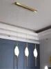 Pendant Lamps Modern Luxury Copper Lighting Nordic Crystal LED Lamp For Dinning Room Designer Hanging Light Fixture