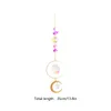 Decorative Objects & Figurines Crystal Wind Chimes Hanging Fashion Pendant Decoration Home Decor Accessories Outdoor Indoor Color Ornaments