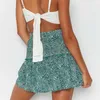 Skirts Sexy Leopard Print Ruffled Women's Skirt Girls' Fashion Lace A-line All-match Casual Short Skirt#g30