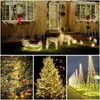 Stringa di luci solari a LED per esterni Fata Vacanza Natale per Natale, prato, giardino, matrimonio, festa e festività (confezione da 1/2) 211104