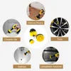 3pcs set electric scrubber brush drill kit plastic round cleaning brush for carpet glass car tires nylon brushes 2 3 5 4