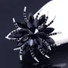 Assorted Colors Large Crystal Diamante Brooches Jewelry Vintage Style Rhinestone Flower Broach for Wedding Brooch Bouquet AE093