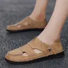 2021 Moda Moda Tamanho Grande Mens Sandálias Mulheres Corean Casual Trend Sapatos de Praia Cross-fronteiriço Sapatilhas dos homens Sandália de verão e chinelo Código: 31ZT-9510