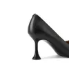 AlliteBode alta qualidade de couro genuíno marca de alto saltos de escritório senhoras sapatos mulheres sapatos de salto alto festa mulheres saltos meninas sapatos 210611