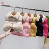 Autunno inverno Bambini Gilet Ragazzi Ragazze Più Velluto Gilet spesso Capispalla senza maniche Abbigliamento moda Bambini Giacche calde Gilet 211203