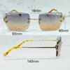 Y2K Designer Okulary przeciwsłoneczne Carter Diamond Cut luksusowe okulary na zewnątrz Cool Decoraiton Vintage Mens Shades Lentes de Sol Mujer