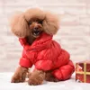 Cão vestuário chihuahua casaco inverno quente acolchoado fleece trajes para pet cão gato aparelhos de luxo veste filhote de cachorro engrossar hoodie casaco cães roupas bulldog teddy