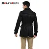 Holyrising Men Trench Coat Slim Coats Casual Streetwear Windbreak Mens Clothing Shorts Vintage Overcoat Size S-4XL 18746-5 211011