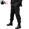 Combat Tactique Armée Militaire Noir Baggy Cargo Pantalons de survêtement pour hommes Pantalons actifs Pantalons de loisirs Vêtements pour hommes Salopette pour hommes 210518