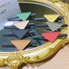 Fluorescent Color Letter Hair Clips Women Designer Triangle Hairpin Colorful Barrettes Lady Edge Clip Wholesale