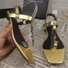 2021 Sommer Damen Sandalen Mode breite Sohlen Metallschnalle Dekorative echtes Leder Brief Hausschuhe Outdoor Casual Schuhe mit flachen Absätzen 35-43 Große Größe mit Box