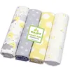 4 Pcs/lot Soft Blankets Muslin Diapers 100% Cotton Flannel Receiving Baby Blanket Newborn Swaddle Wrap Manta Bebe 201211 2011 Y2