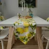 Tovaglietta da tavolo Stampa limone Panno vegetale Sala da pranzo TV Runner Tovaglietta Set stile country americano 210708